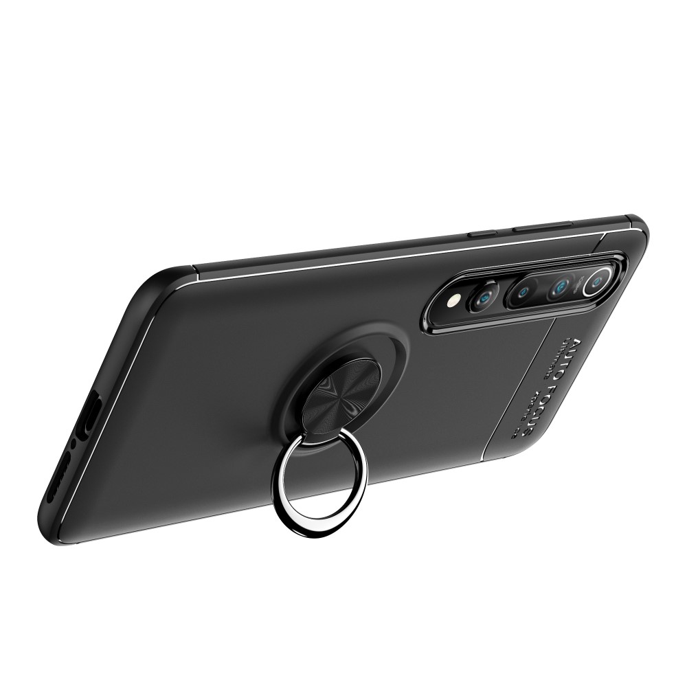Case with Ringholder for Xiaomi Mi 10/10 Pro - Black