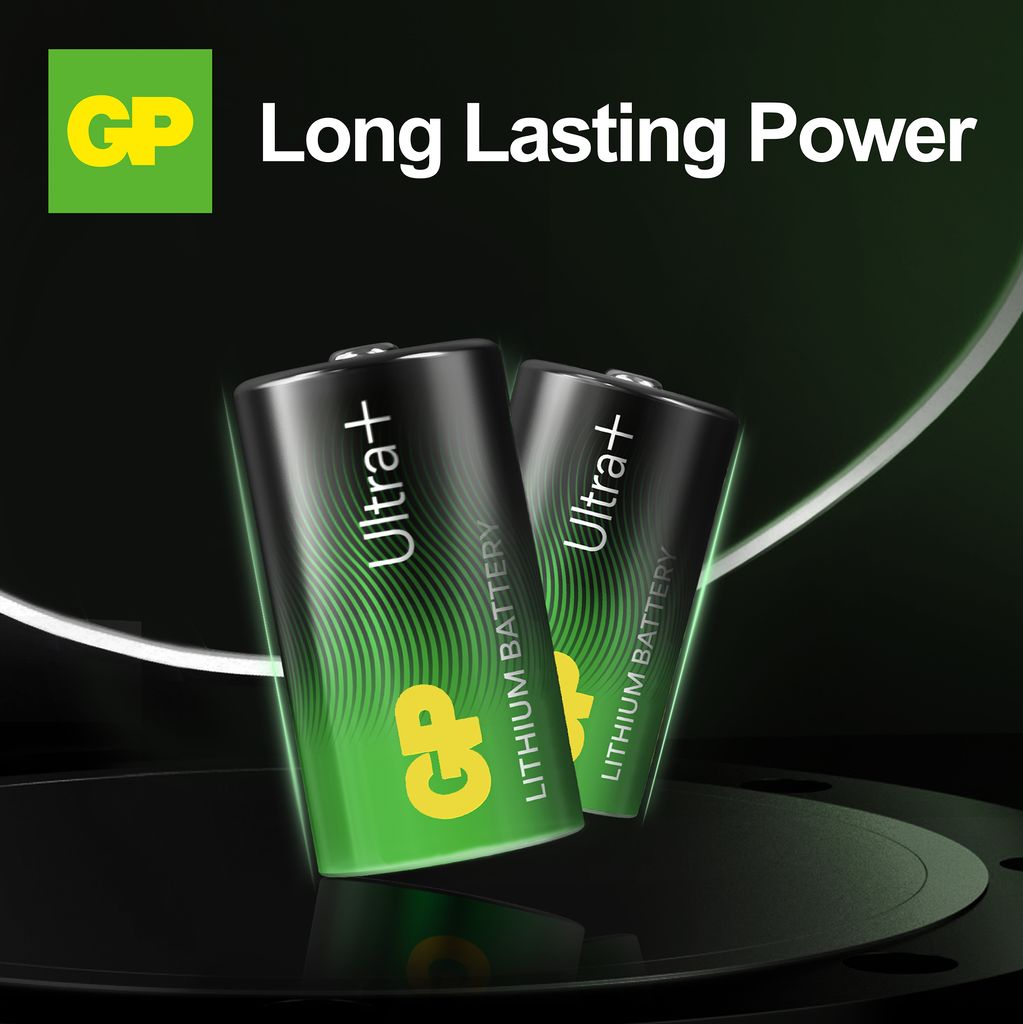 GP CR 123A-U4/ 123A litium batteri - 4 Pakke