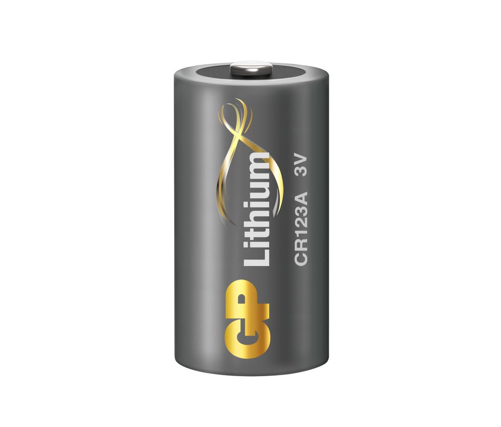 CR123A 3V Lithium-batteri 10-pak GP