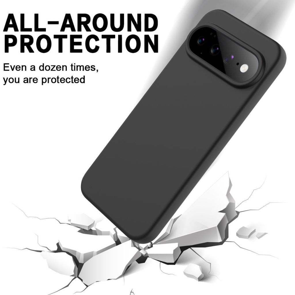 Google Pixel 11 Pro XL Deksel I Silikon - Svart