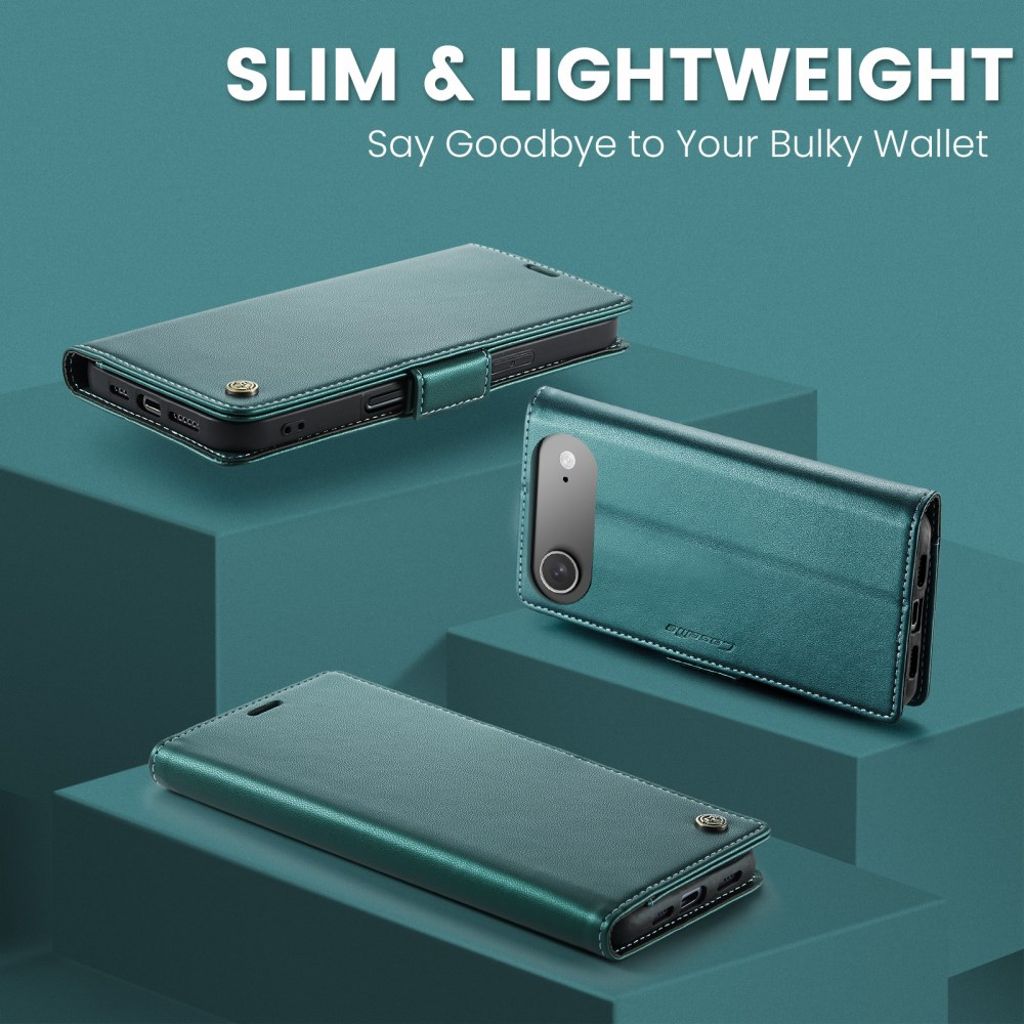 CASEME iPhone Air Etui med Kortplads - Grøn