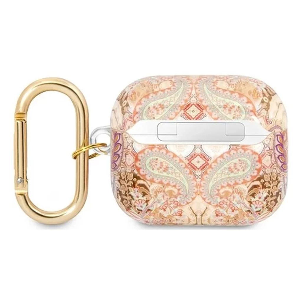 Guess Paisley Strap Fodral till Airpods 3 - Guld