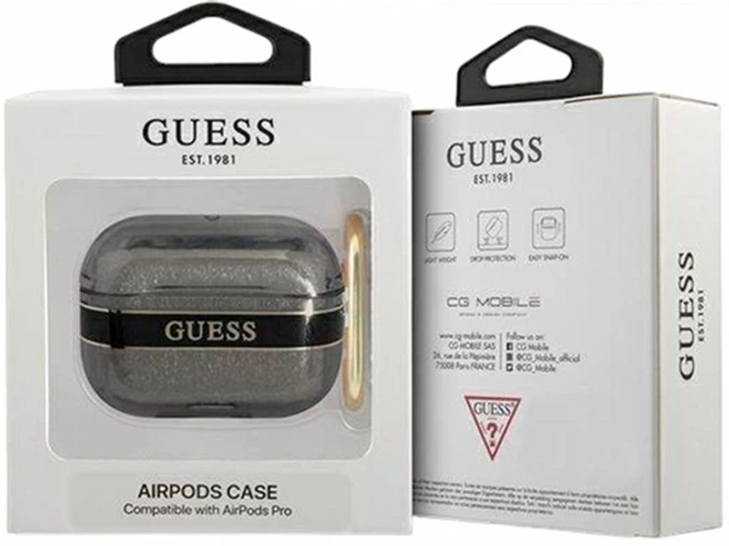 Guess Strap Fodral till AirPods Pro - Svart