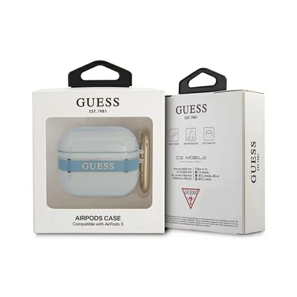 Guess Strap Fodral till Airpods 3 - Blå