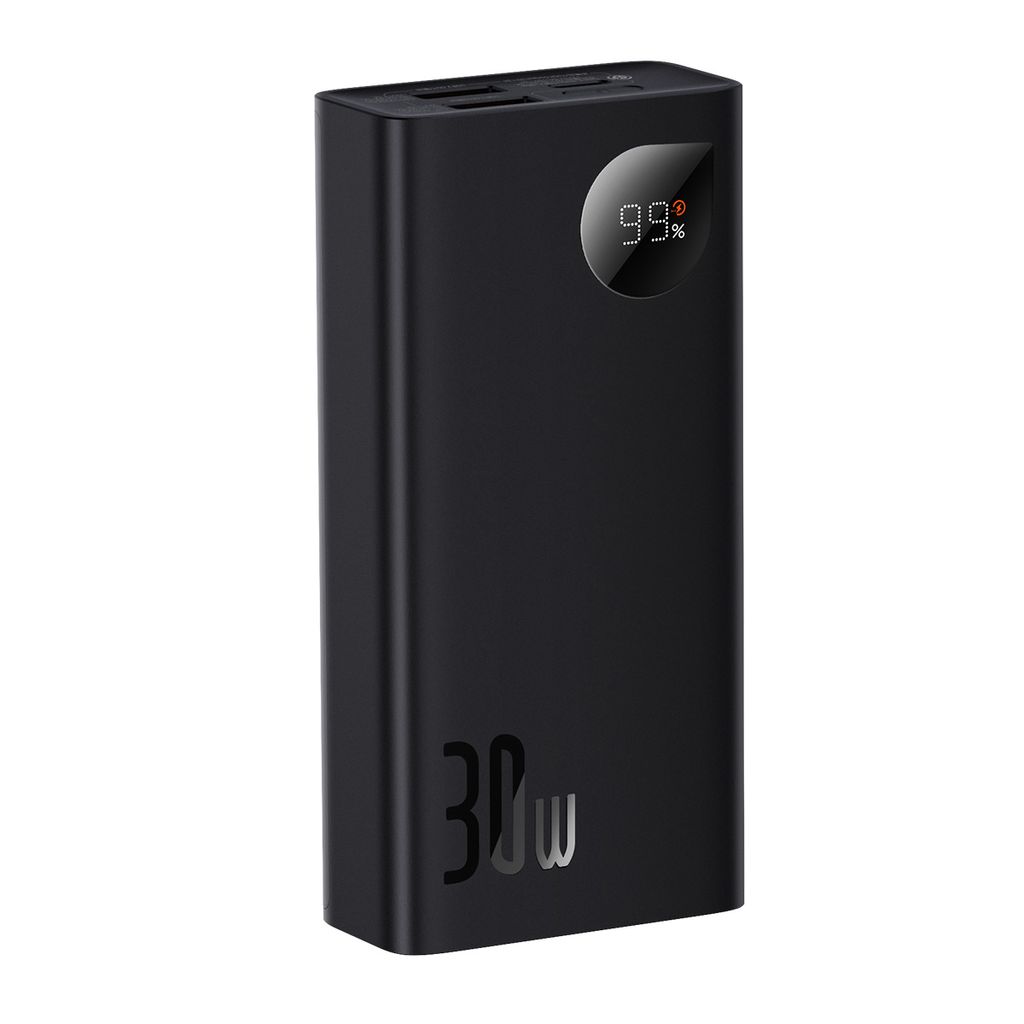 Baseus Adaman2 powerbank digital display 10000mAh 30W svart