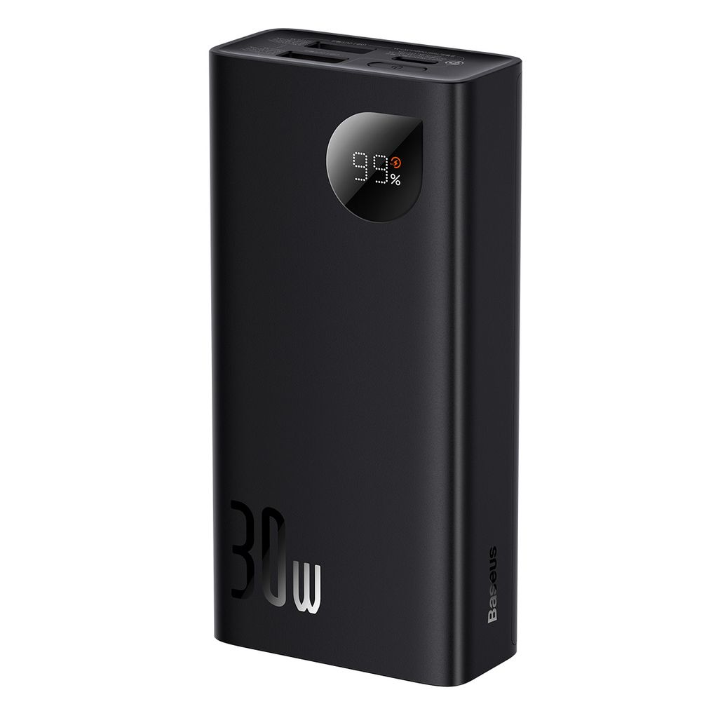 Baseus Adaman2 powerbank digital display 10000mAh 30W svart