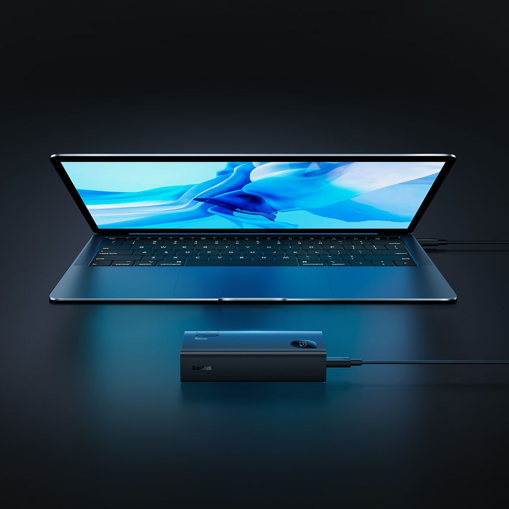 Baseus Adaman2 powerbank digital display 10000mAh 30W svart