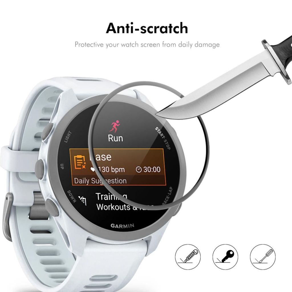 ENKAY HAT PRINCE Garmin Forerunner 170 Skærmbeskyttelse PC+PMMA – Gennemsigtig