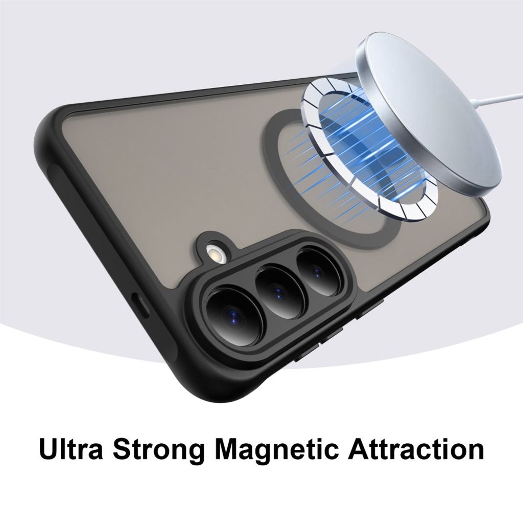 Samsung Galaxy S26 FE cover MagSafe-kompatibelt stødsikkert - sort