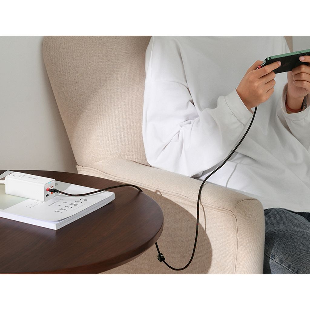 Baseus CAVP000220 Lightning til USB-C PD kabel 20W 1m – rød