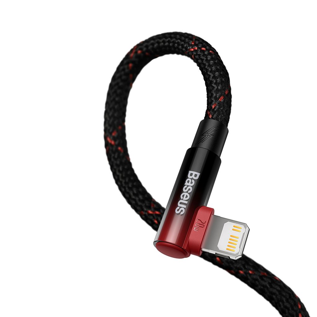 Baseus CAVP000220 Lightning til USB-C PD kabel 20W 1m – rød