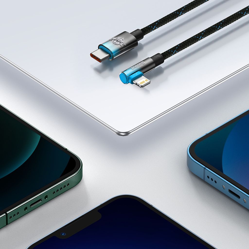 Baseus CAVP000220 Lightning til USB-C PD kabel 20W 1m – rød