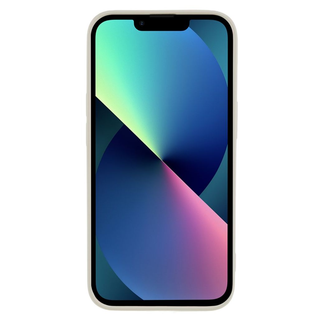 iPhone 13 mini TPU Case with Fiber Lining – White