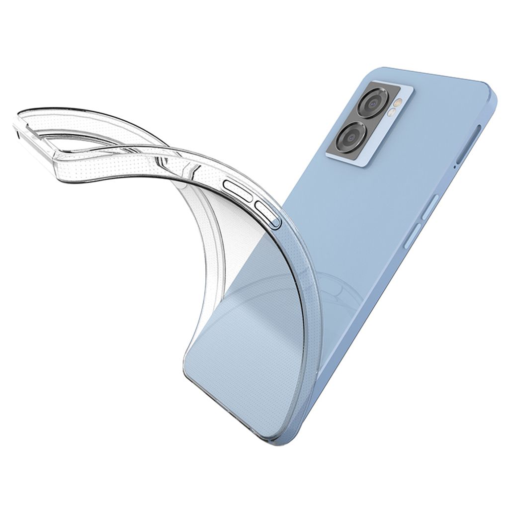 Ultra 0.5mm Thin -kuori till OppoA57/A77/K10/Realme V23/Narzo 50/Q5i - Läpinäkyvä