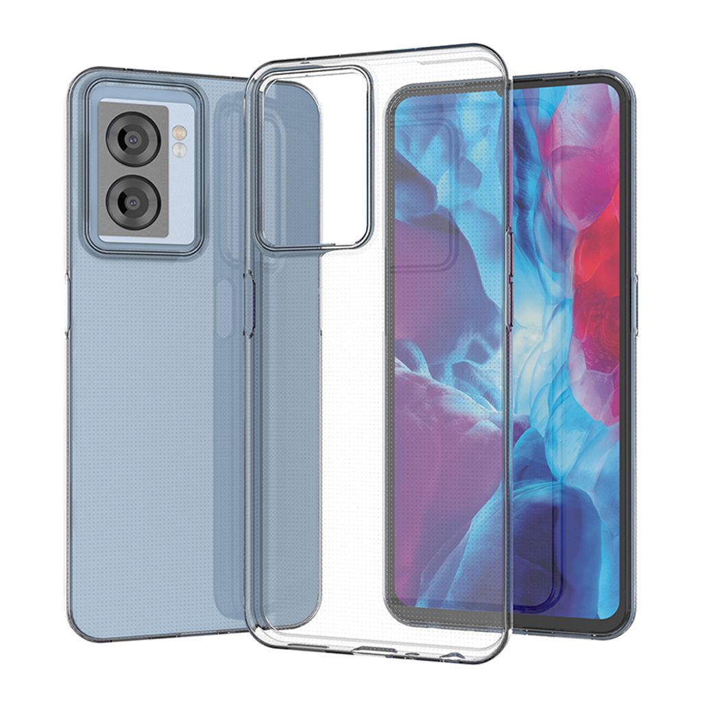 Ultra 0.5mm Thin -kuori till OppoA57/A77/K10/Realme V23/Narzo 50/Q5i - Läpinäkyvä