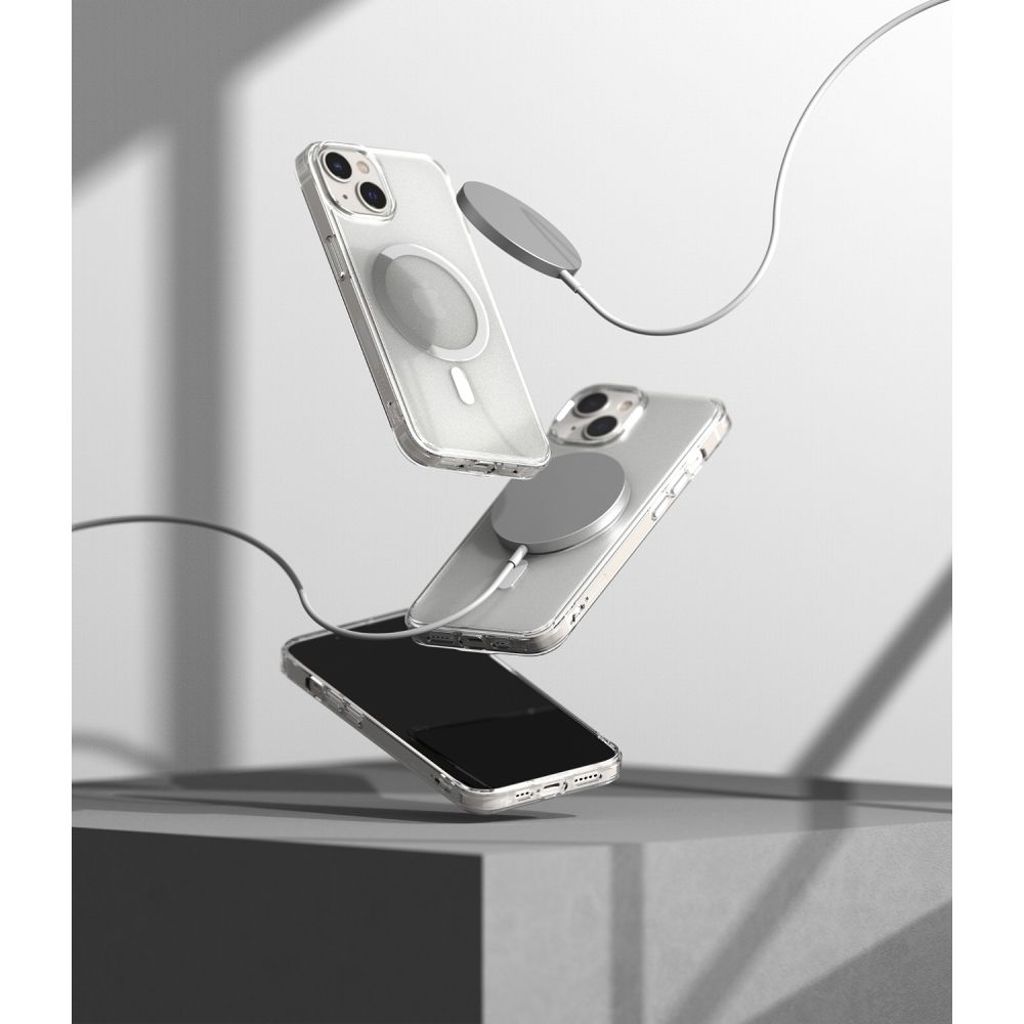 Ringke Fusion MagSafe Deksel til iPhone 14 Plus - Matt gjennomsiktig