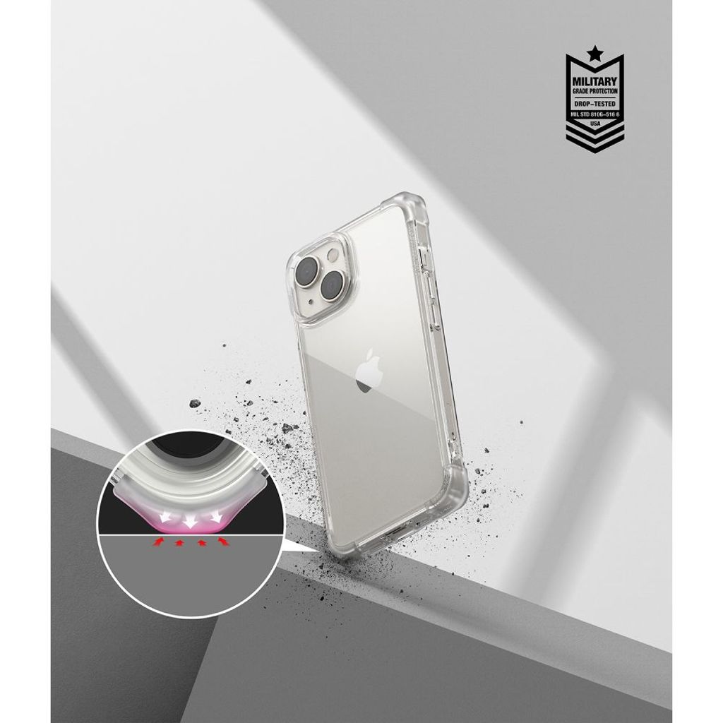 Ringke Fusion Bumper Deksel til iPhone 14 Plus - Gjennomsiktig