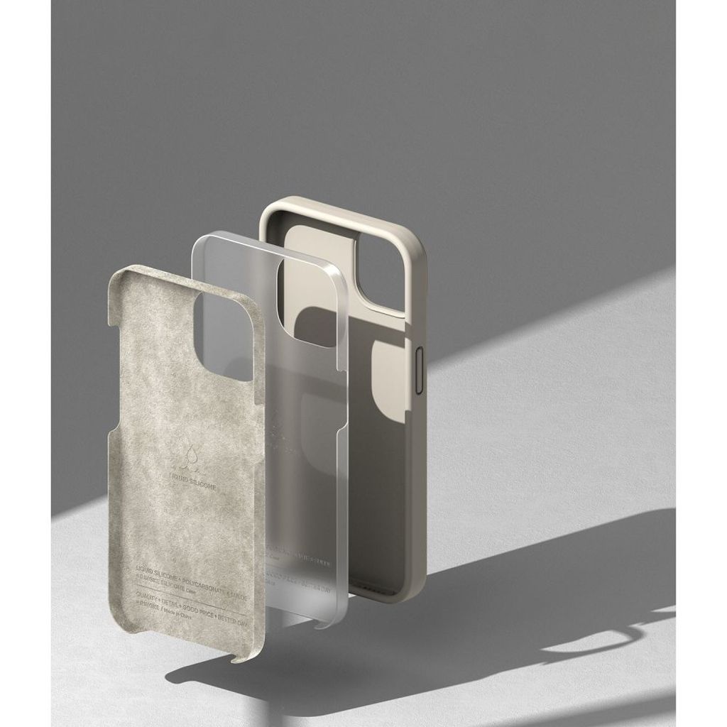 Ringke Silicone Deksel til iPhone 14 Plus - Stone