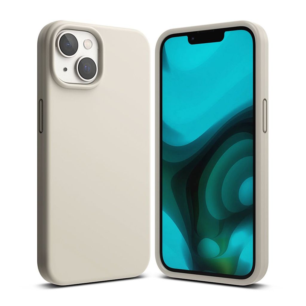 Ringke Silicone Deksel til iPhone 14 Plus - Stone