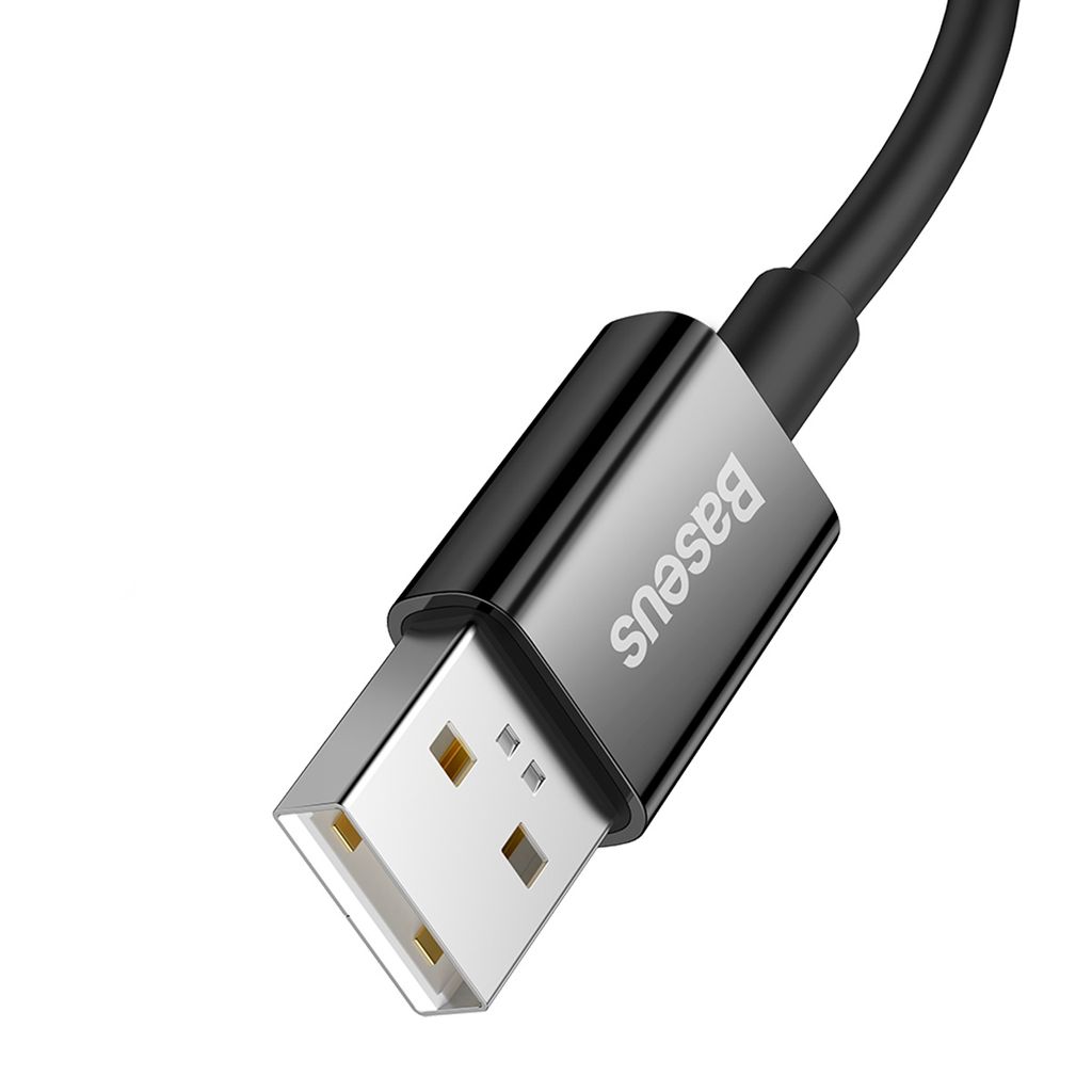 Baseus Superior Series SUPERVOOC USB-A til USB-C kabel 65W 2m sort