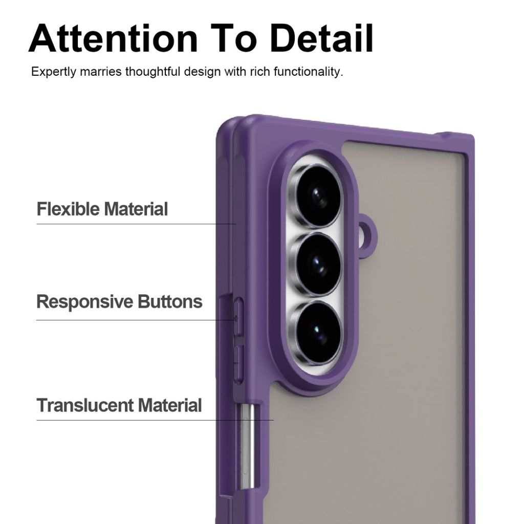 Samsung Galaxy Z Fold8 Ultra Matteret Cover - Lilla
