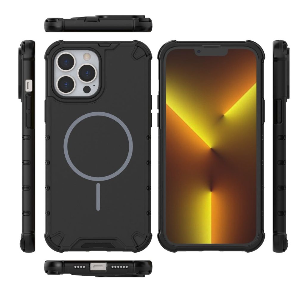 iPhone 14 Pro Max MagSafe Case Shockproof - Black