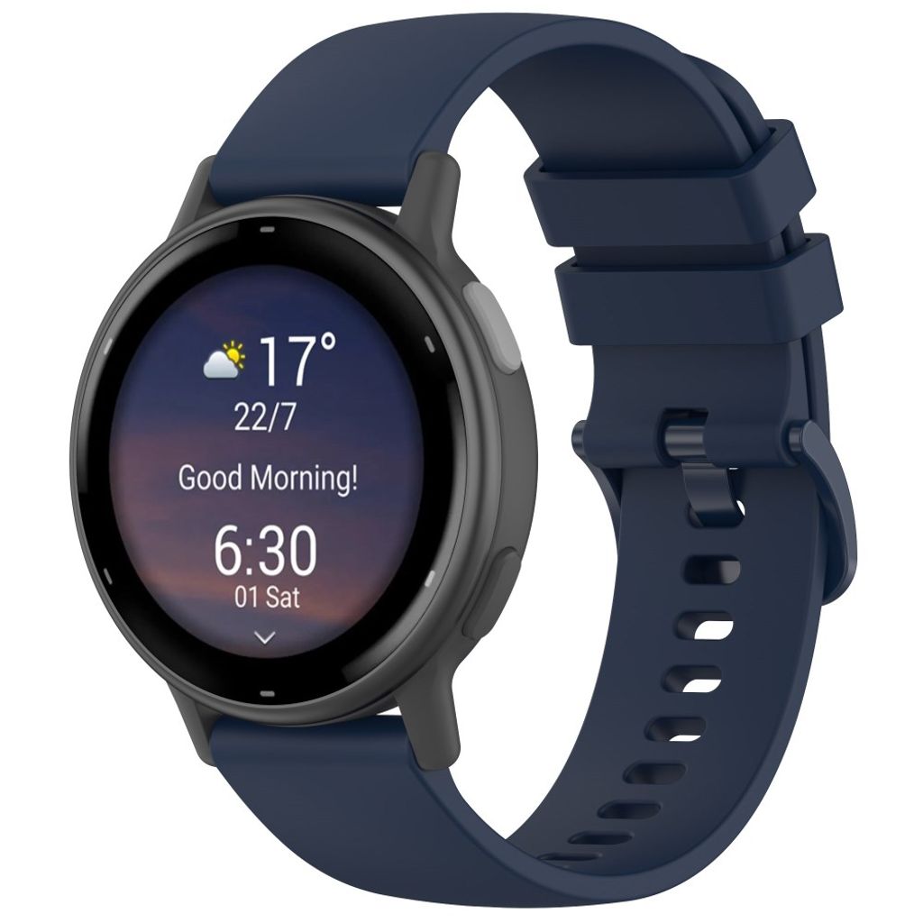 Garmin Forerunner 265 etc. Klockarmband i silikon - Mörkblå