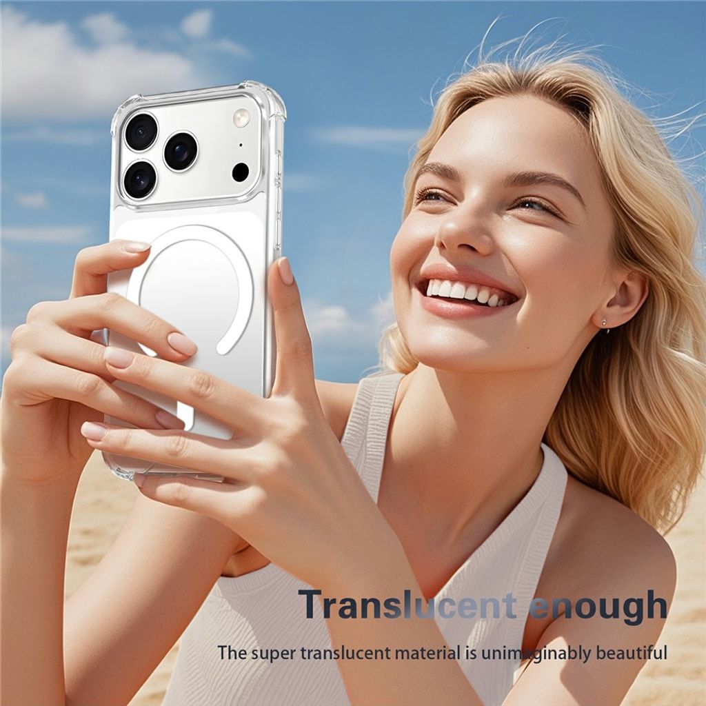 iPhone 18 Pro MagSafe-cover med 2x skærmbeskyttelse + 2x kameralinsebeskyttelse