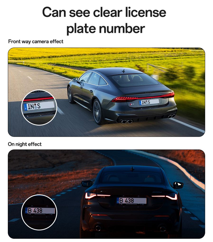 YESIDO KM21 Autokamera 1080P HD 145° Laajakulma – Musta