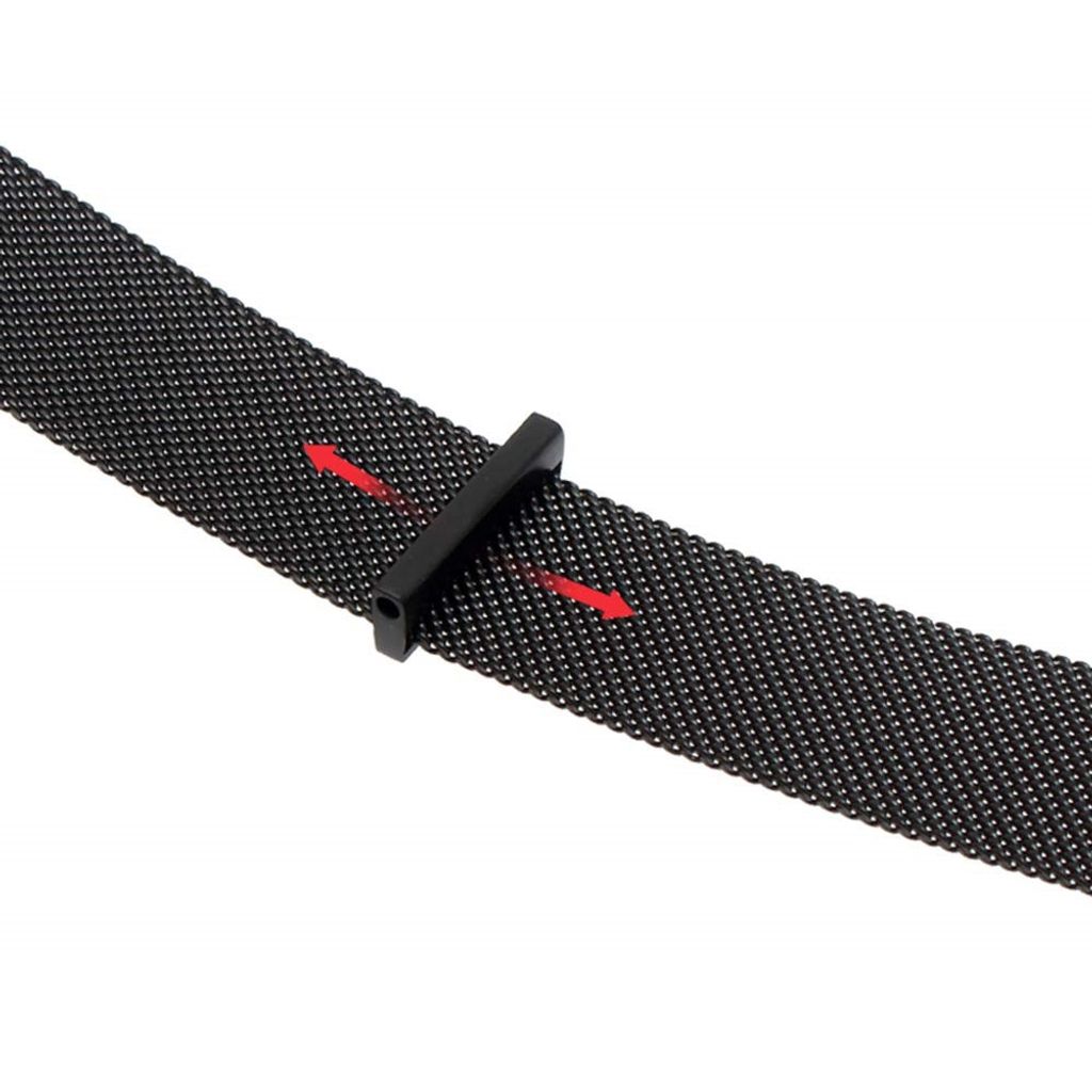 Garmin Vivoactive 4s/Vivomove 3S etc. Milanese Klokkereim - Svart