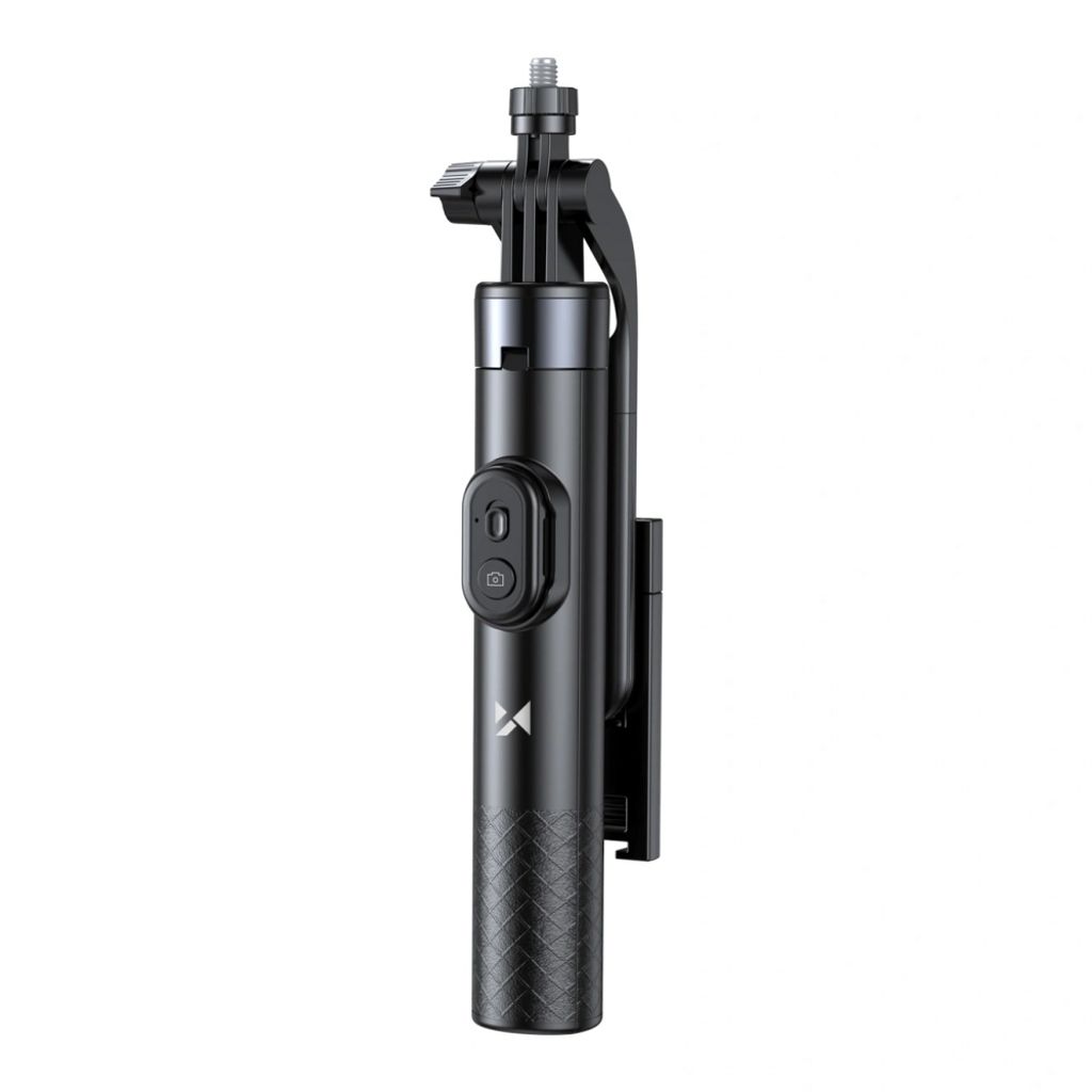 Wozinsky WC1Y30S selfiepinne med tripod och mobilhållare, 130cm – svart