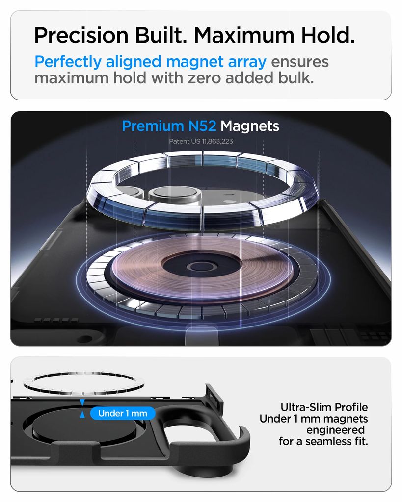 Spigen Air Fit Pro MagFit Skal till iPhone Duo - Svart