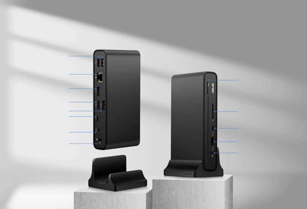 ASUS DC301 USB-C Triple Display Duo Dokkingstasjon