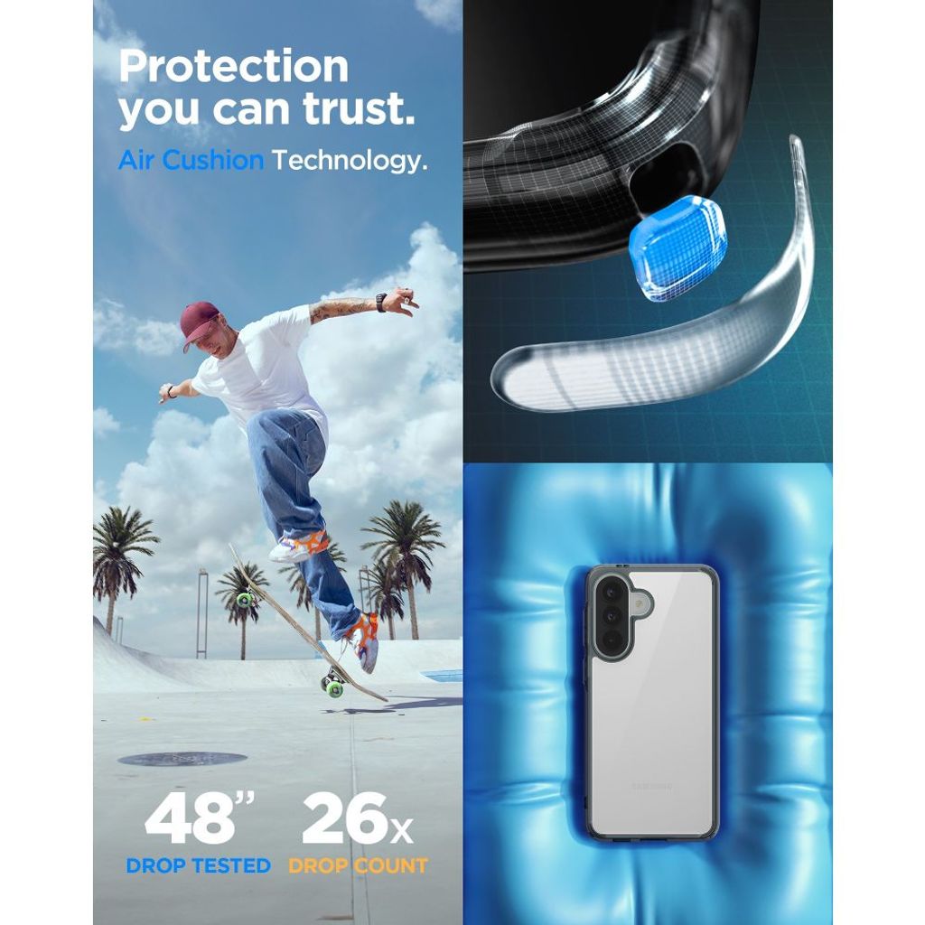 Spigen Ultra Hybrid Cover til Samsung Galaxy A57 5G - Gennemsigtig