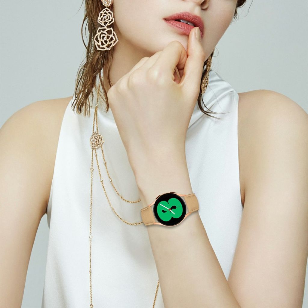 Garmin D2 Air X10/Venu/Approach S40 etc. Urrem Ægte Læder – Kamel