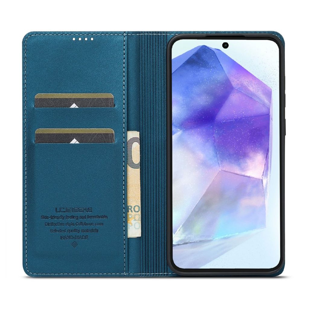 LC.IMEEKE Samsung Galaxy S25 FE Plånboksfodral - Blå