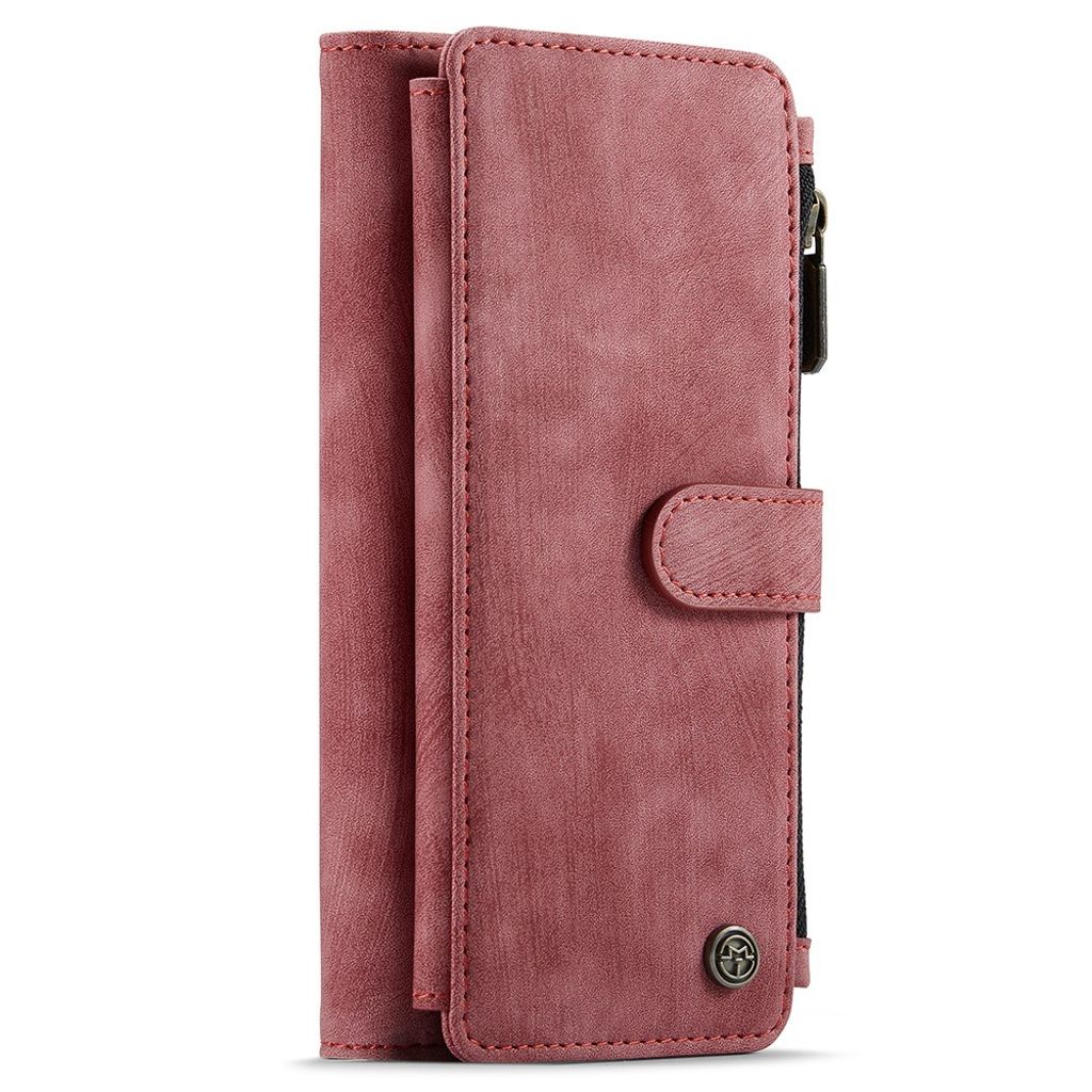 CASEME iPhone 13 Pro Lompakkokotelo Kortin haltija - Punainen