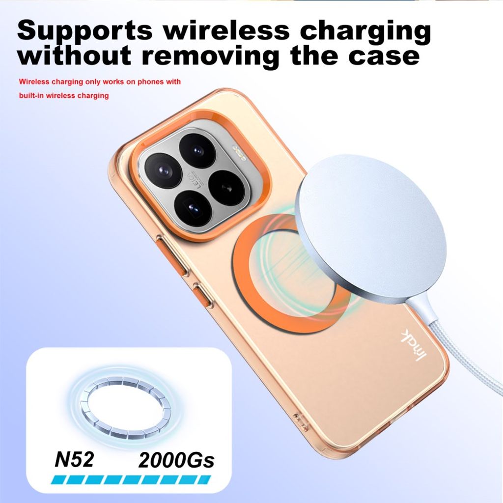 IMAK Xiaomi 17T Pro MagSafe Deksel - Oransje