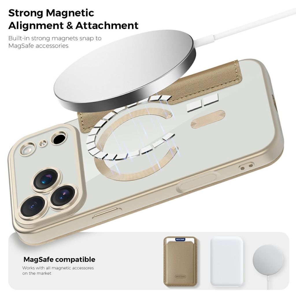 iPhone 17 Pro Max Cover with MagSafe - Gold