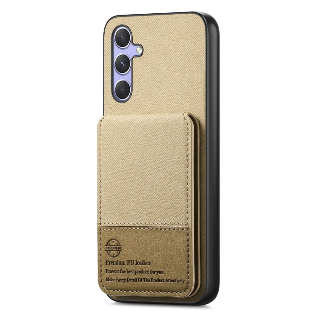 Samsung Galaxy A17 5G deksel med kortspor og stativ – brun