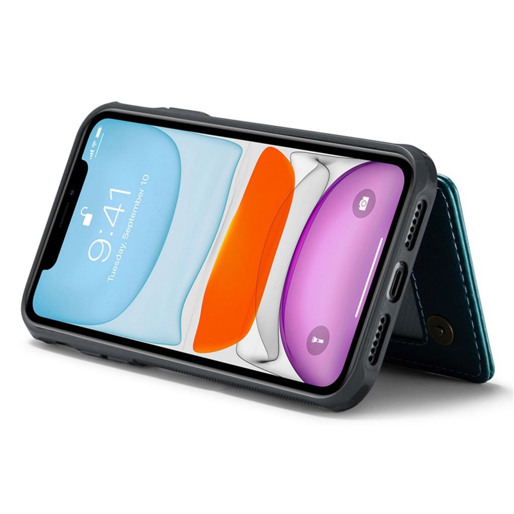 CASEME iPhone 11 Kuori 5 Korttipaikka - Vihreä