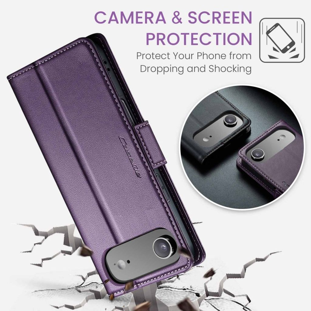 CASEME iPhone Air Etui med Kortspor - Lilla