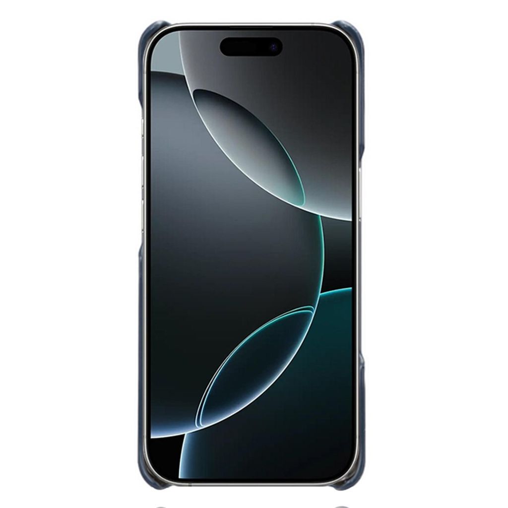 iPhone 18 Pro/17 Pro Kuori PU-nahkaa - Sininen
