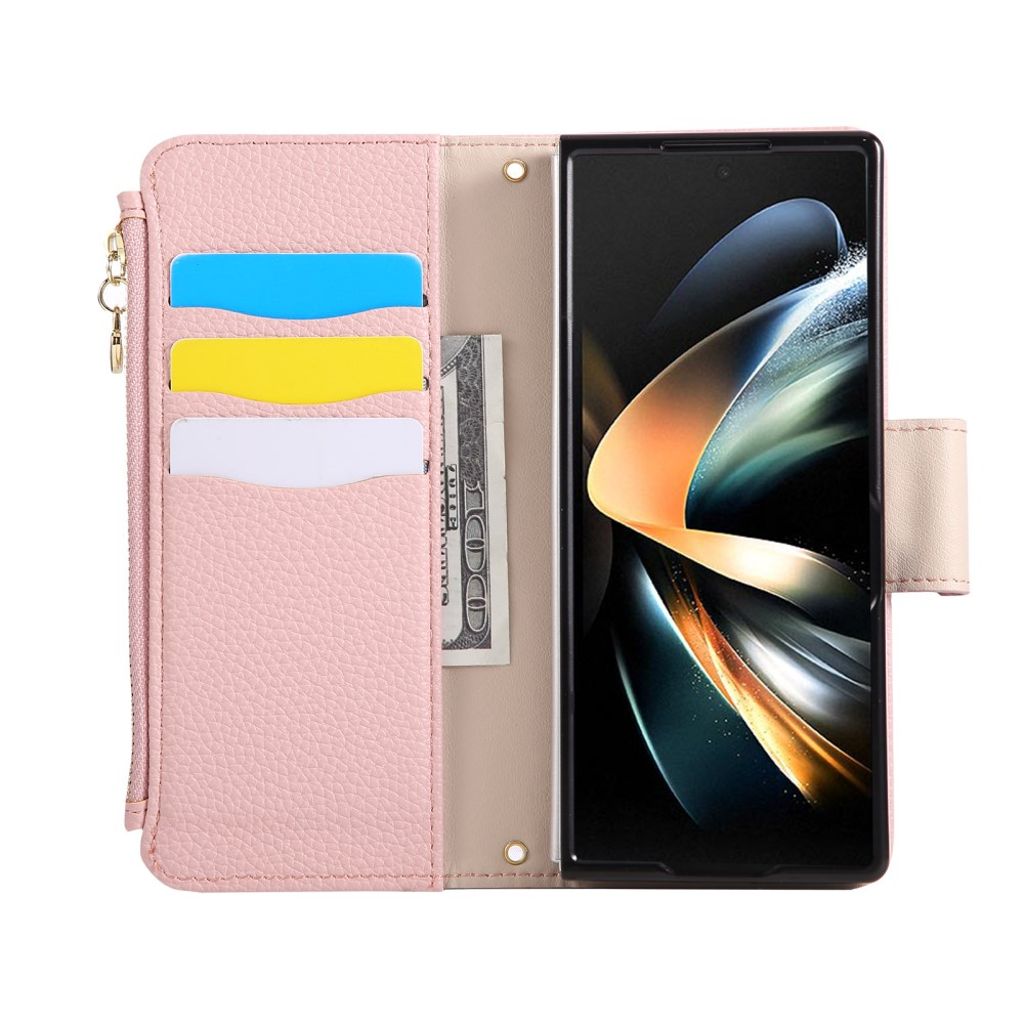 Samsung Galaxy Z Fold7 5G Skal med rem - Rosa