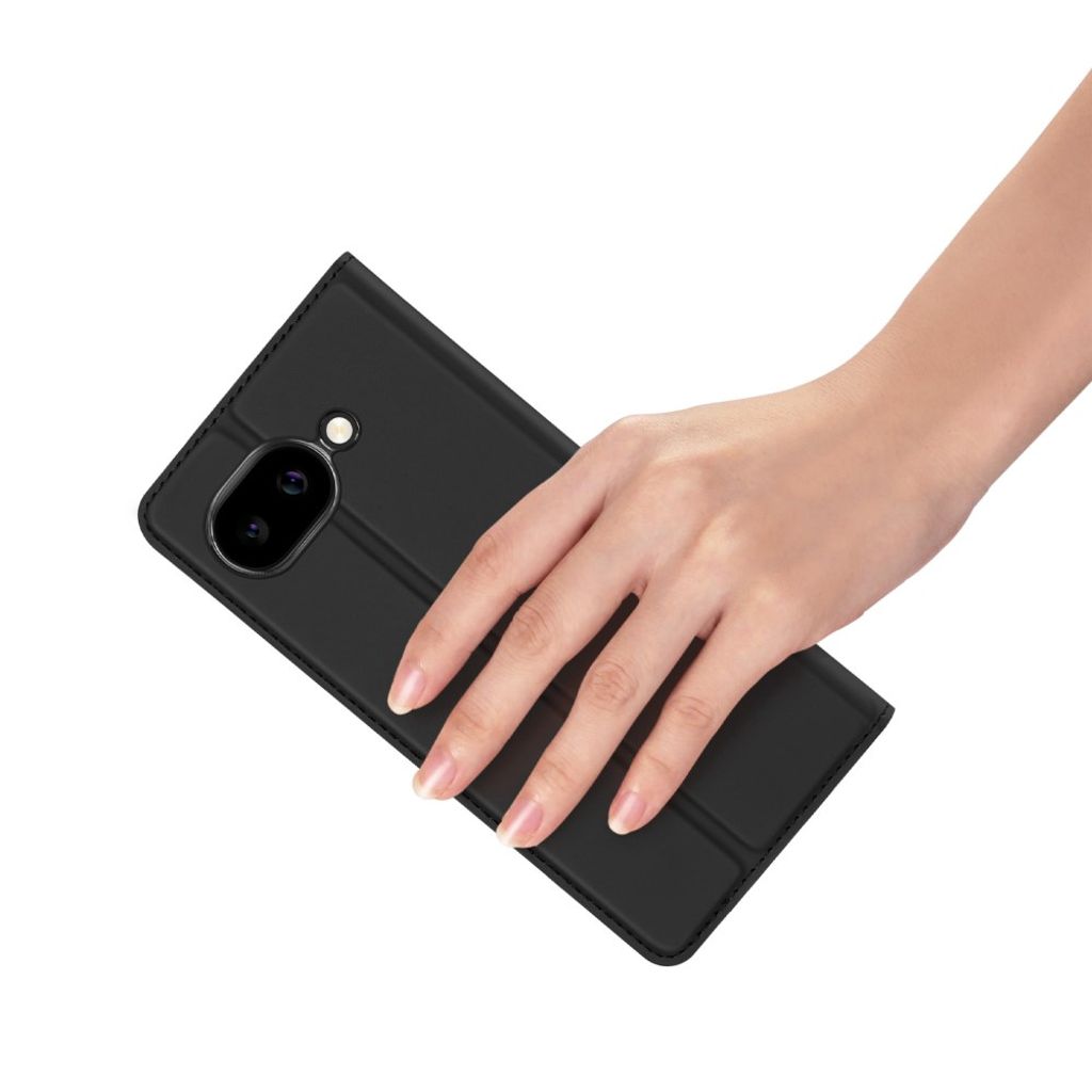 DUX DUCIS Google Pixel 10a Plånboksfodral Stativ Korthållare - Svart