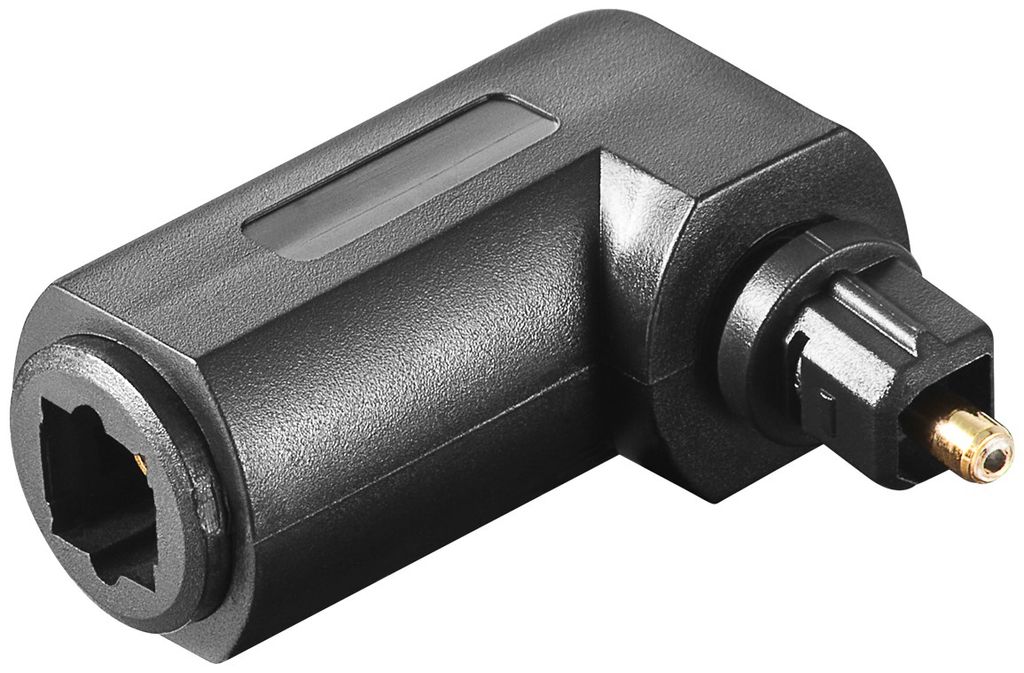 Goobay Toslink digital audio adapteri 90° uros-naaras