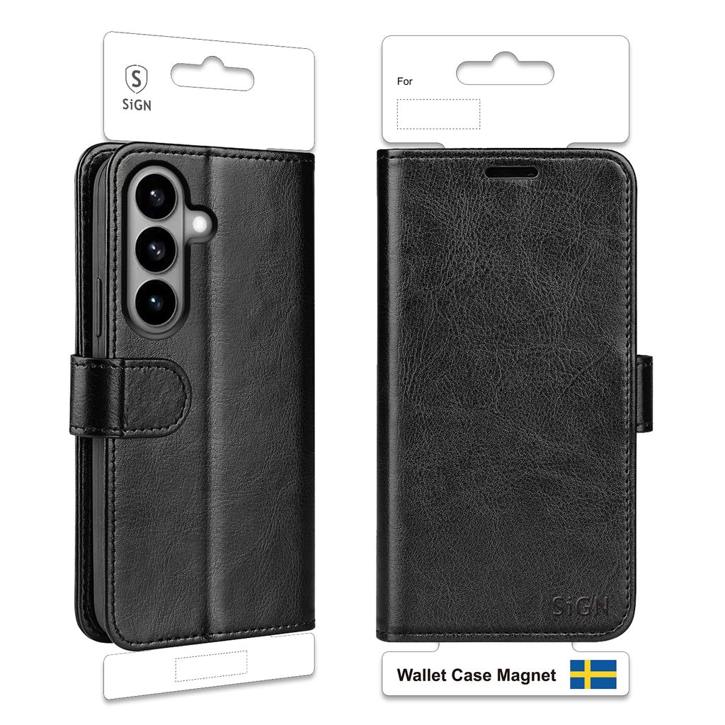 SiGN Lompakkokotelo Samsung Galaxy S26 - Musta