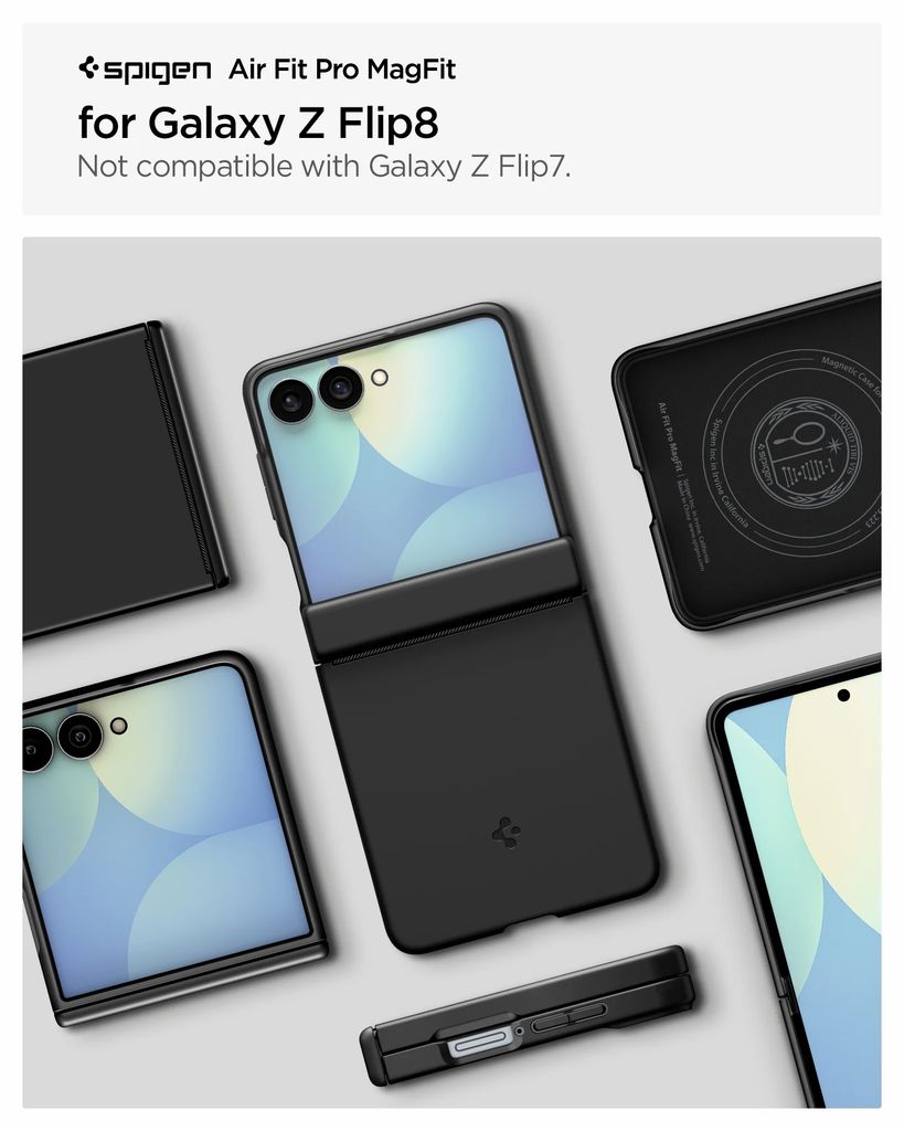Spigen Air Fit Pro MagFit Cover til Samsung Galaxy Z Flip8 - Sort