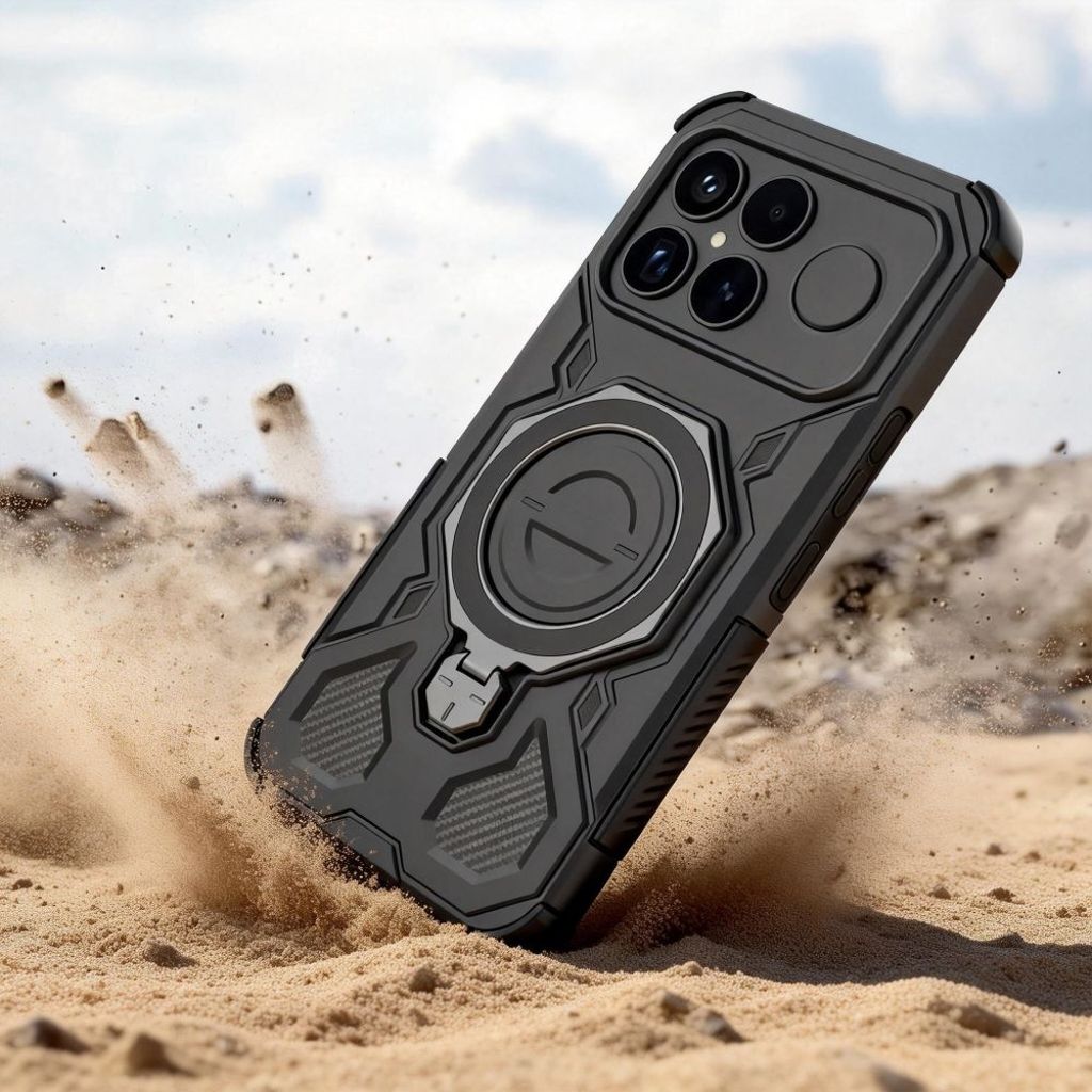 Tech-Protect TacticStand MagSafe Cover til Xiaomi Poco F8 Ultra - Sort