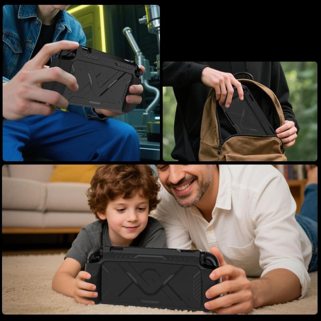 Tech-Protect Carbonox cover til Nintendo Switch 2 - Sort
